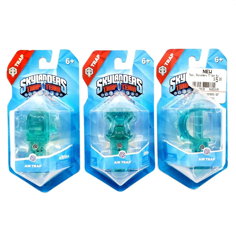 Skylanders Trap Team Traps Air Crystals Lot Of 3 New Sealed
